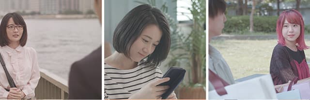 Webドラマ様々なシーン